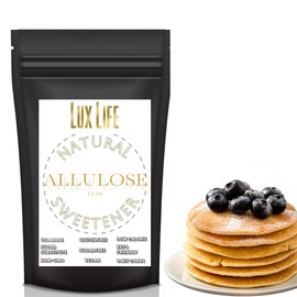 Lux Life Organic Sweetener - Great Low Carb Sweetener for Baking and Keto Sugar Substitute. Natural, Gluten Free, Non GMO and Zero Calorie. (12oz, Allulose)