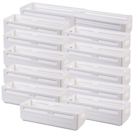 Rosenstein & Söhne Set of 2 Kitchen Cupboard Organisers, Foldable, White, XXXXXXXXX