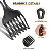 1 piece finger styler Afro comb coarse, strand comb, curling