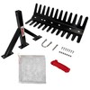 Extreme Max 3005.4398 Throwable Steel Weed Rake - 16"