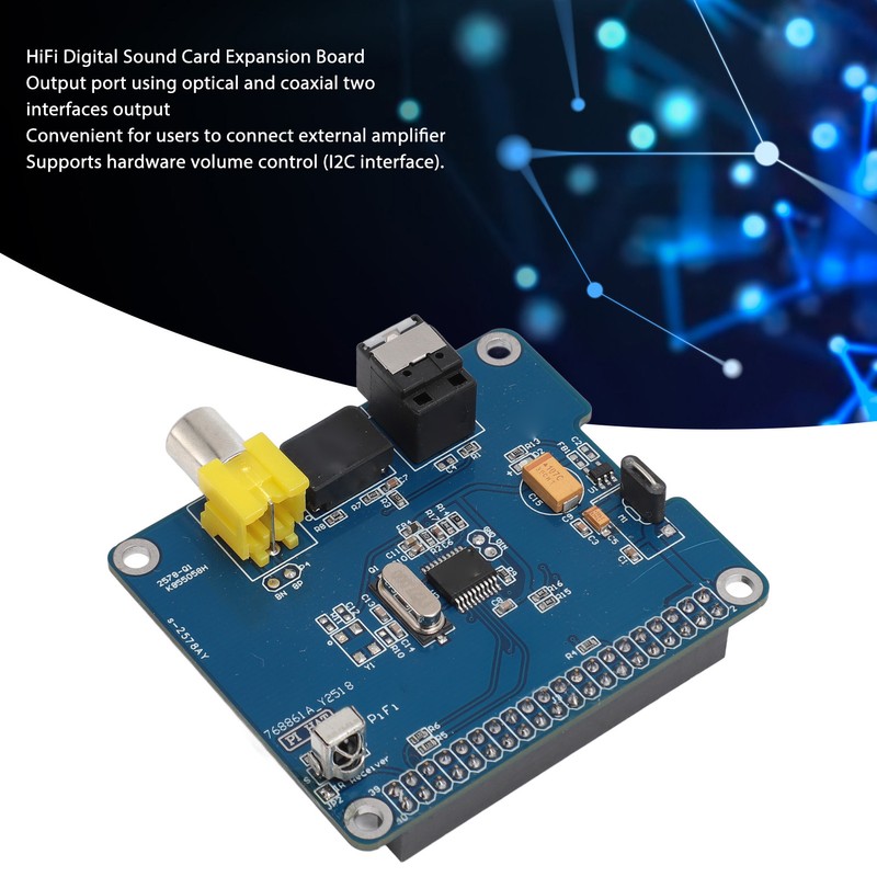 HiFi DiGi+ Digital Sound Card for RasPi 3 2 I2S