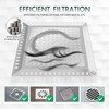 Shower Drain Protector Stainless Steel, Hair Strainer Shower Bathtubs, Strainer