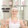 Figure 8 Resistance Bands,2 Packs Silicone Stretch Bands for Women