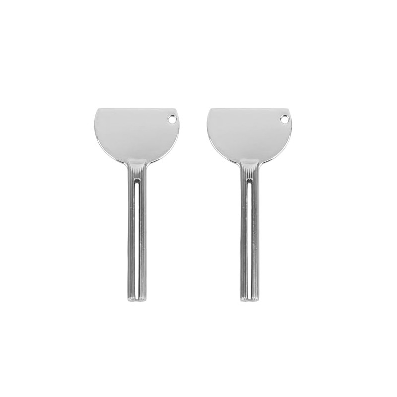 2pcs Metal Squeezer Key, Tube Squeezer Key Salon Manual Toothpaste