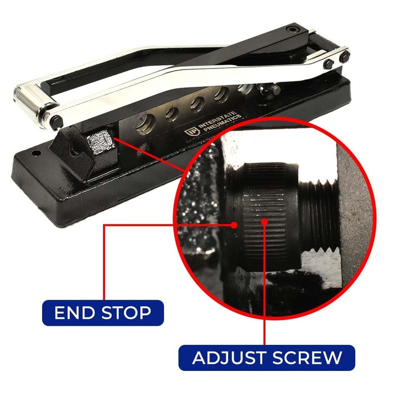 Interstate Pneumatics H8 Heavy Duty Standard Hose Crimper with 5