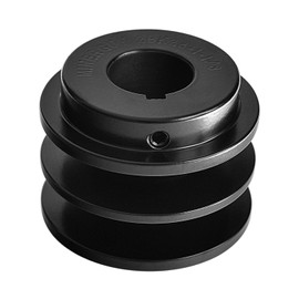 MINERGUY 2BK28-1-1/8 V-Belt Pulley, Cast Iron 2.9" OD, 1-1/8" Inch Bore, Dual Groove Belt B Section 5L Pulley/Sheave