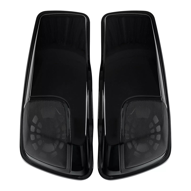 TCMT Black Saddlebag Lids Speaker Cutouts Fit For Harley Touring