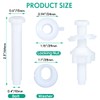 2 Pack Toilet Seat Screws Universal Plastic Toilet Seat Screws