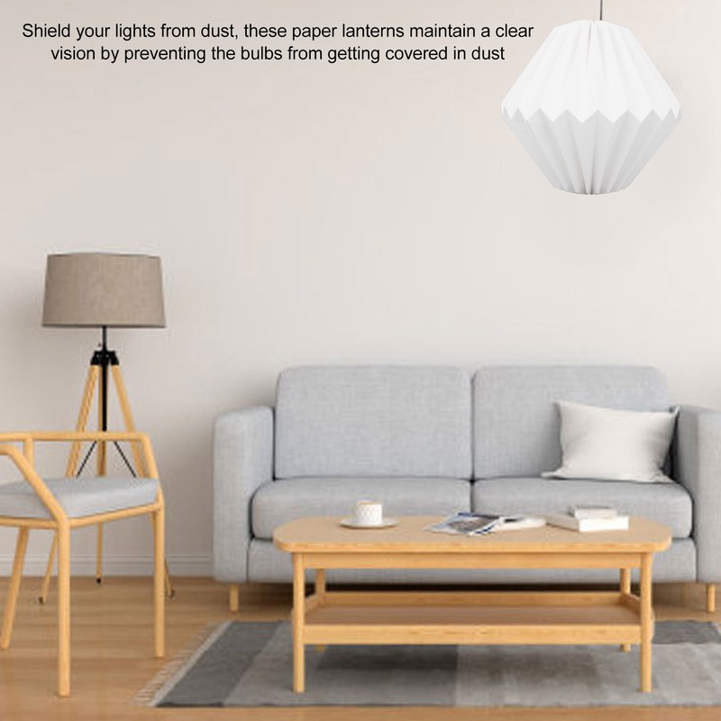 Paper Lanterns Minimalist Creative Foldable Hanging Paper Lanterns Decorative Modern