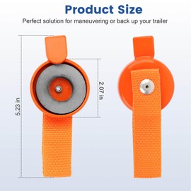 QCG Surge Brake Lockout Key Magnetic Lock Out Key Compatible with Surge Brakes ON Boat Trailer A-60 A-70 A-75 A-84 UFP Type (Orange, 2 Pcs)