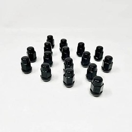 Gorilla Wheel Locks/Lug Nuts 12 x 1.5 - Gloss Black for 1997-2019 C5, C6, C7, Z06, ZR1, Grand Sport Corvette (Lug Nuts & Wheel Locks)