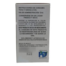 Ácido Glutámico, Complejo B C/60 Tabs Gluta Z Pack 3