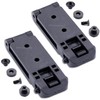 HolsterSmith [2 Pack] Molle Compatible Locking Belt Clips w/Mounting Hardware