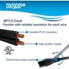 HQRP AC Power Cable Cord, 10 ft Long Compatible with