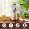 Pour Over Coffee Dripper With Cleaning Brush,Upgraded Double Micro Mesh
