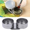 Stainless Steel Palette Cup Oil Painting Pot Large Mouth Double