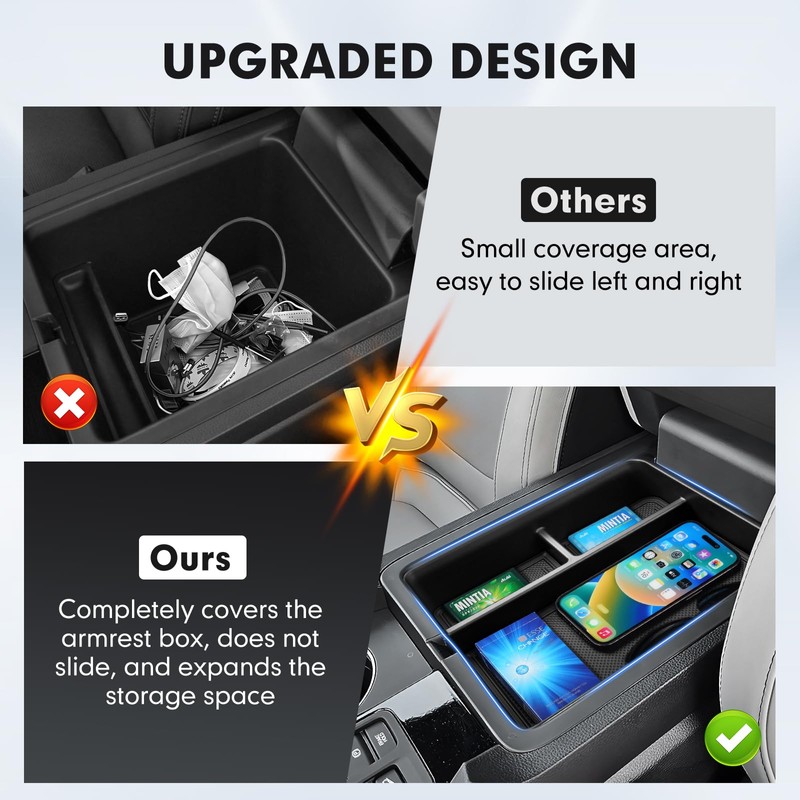Autorder 3PCS Center Console Organizer for 2023-2026 Honda Pilot Accessories