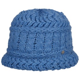 LIERYS Classico Women's Knitted Hat - Winter Hat Made in Germany - Bell Hat with Virgin Wool - One Size 55-60 cm - Wool Hat Autumn/Winter, lightblue