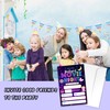 Zodvery Movie Night Birthday Party Invitations Cards - Backyard Movie