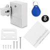 Gokelomg Invisible Hidden RFID Free Opening Intelligent Sensor Cabinet Lock