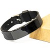 Black Shark Mesh Bracelet - Banker Inspired Engraved Gifts for