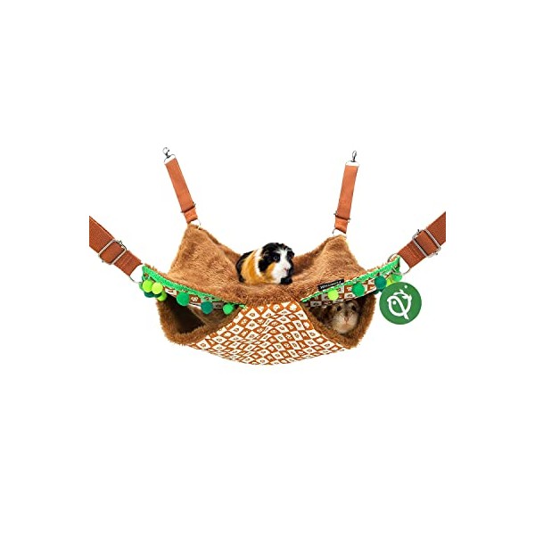 PiatMiat Warm Guinea Pig Hammock, Guinea Pig Hideout Bed with