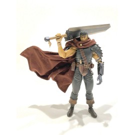 FIGLot Brown Wired Cape for Figma Berserk Guts Band of The Hawk (Figure NOT Included)