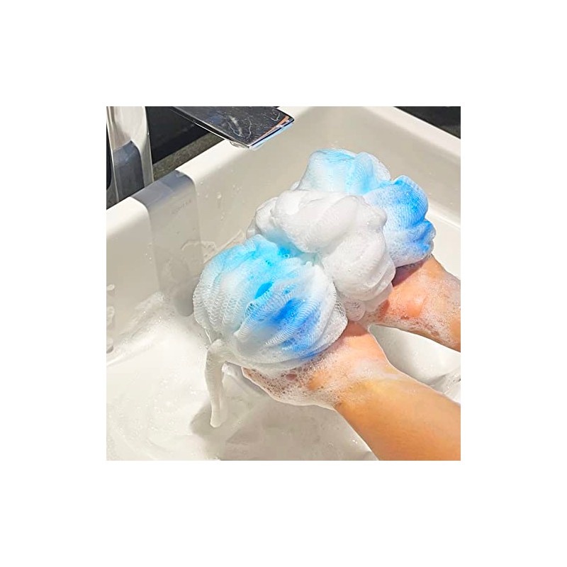 Rainbow Moon Luffas Esponja Puf Ducha Pelota Exfoliante Cuerpo Espalda