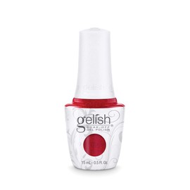Gelish Just In Case Tomorrow Never Comes Soak-Off Gel Polish, Red Gel Nail Polish, Red Nail Colors, Sparkly Red Gel Nail Colors, 0.5 oz.