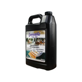 EcoDecors Loveable Teak Oil – 1 Gallon, Indoor and Outdoor Wood Protector, Marine-Grade, Plant-Based Formula, Deep-Penetrating Teak Treatment for Patio, Garden, Shower & Boat Wood Furniture