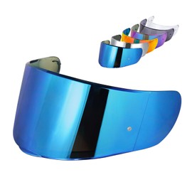 MXJ Gear Strada 2 Visor for Sedici Strada 2 and for Strada 3 Face Shield Helmet Visor Accessories for FT2 VECTOR FF801 FF397 (Chrome Blue)