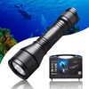 ORCATORCH D550 Diving Torch with Diving Hook, Diving Torch, IP68