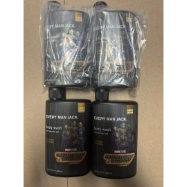 Every Man Jack 4 x Every Man Jack Body Wash + Shower Gel Guardians of the Galaxy Vol 3 Limited