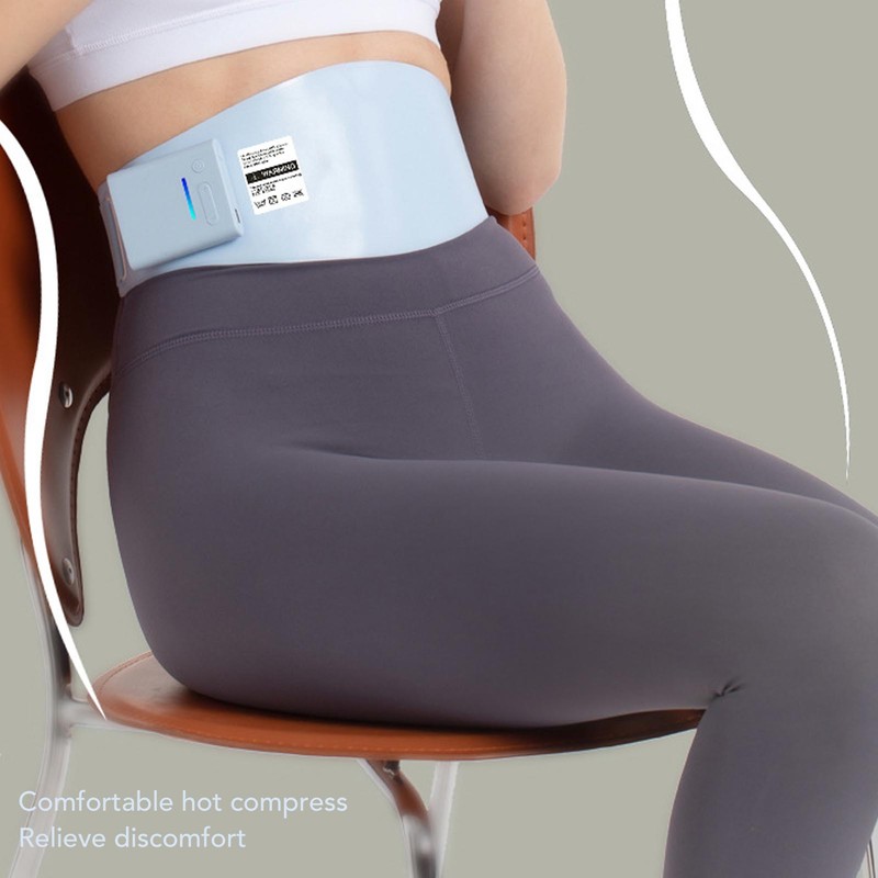 Graphene Waist Belt Hot Compress Microcurrent Vibration 20 Strength 12