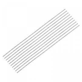 uxcell 10 Pcs 0.7mm Mini Micro Twist Drill Bits, High-Speed Steel Straight Shank Extra Long Drill Bit 80mm for Aluminum Alloy