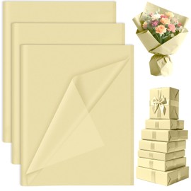 60 Sheets Tissue Paper Bulk, PLULON Gift Wrapping Tissue Paper for Packaging 14 x 20 Inch Art Crafts for Gift Bags Decorative Floral Wedding Birthday Party Decor