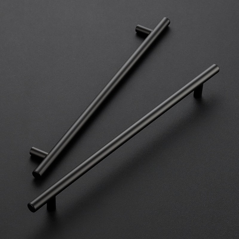 Ravinte 10 Inch Cabinet Handles Matte Black Stainless Steel Kitchen