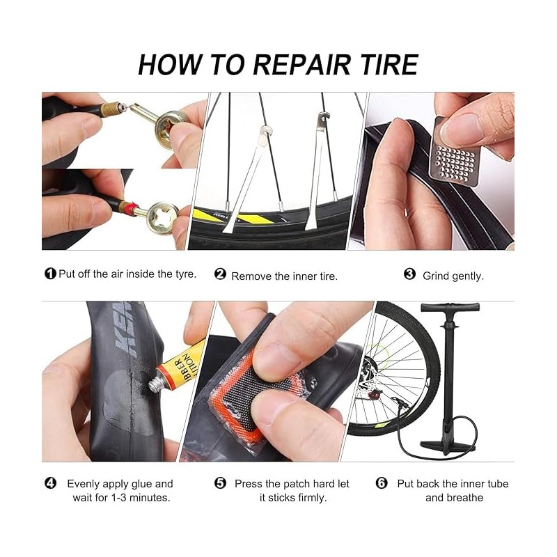 BAFAFA Bicycle Repair Kit, 16 in 1 Multifunctional Tools, Bicycle