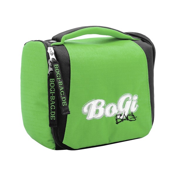 BoGi Bag Toiletry Bag M Wash Bag 3 Litre Wash Bag Cosmetic Bag + Mirror – Choice of Colours, Green