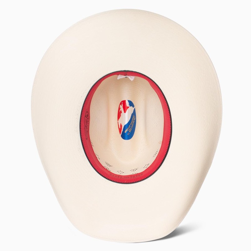 RESISTOL Men's 20X Natural Wright Cody Cord Band Western Straw