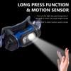LGTMAX LED Headlamp Flashlight Rechargeable 500 Lumen Headlight with Sensor
