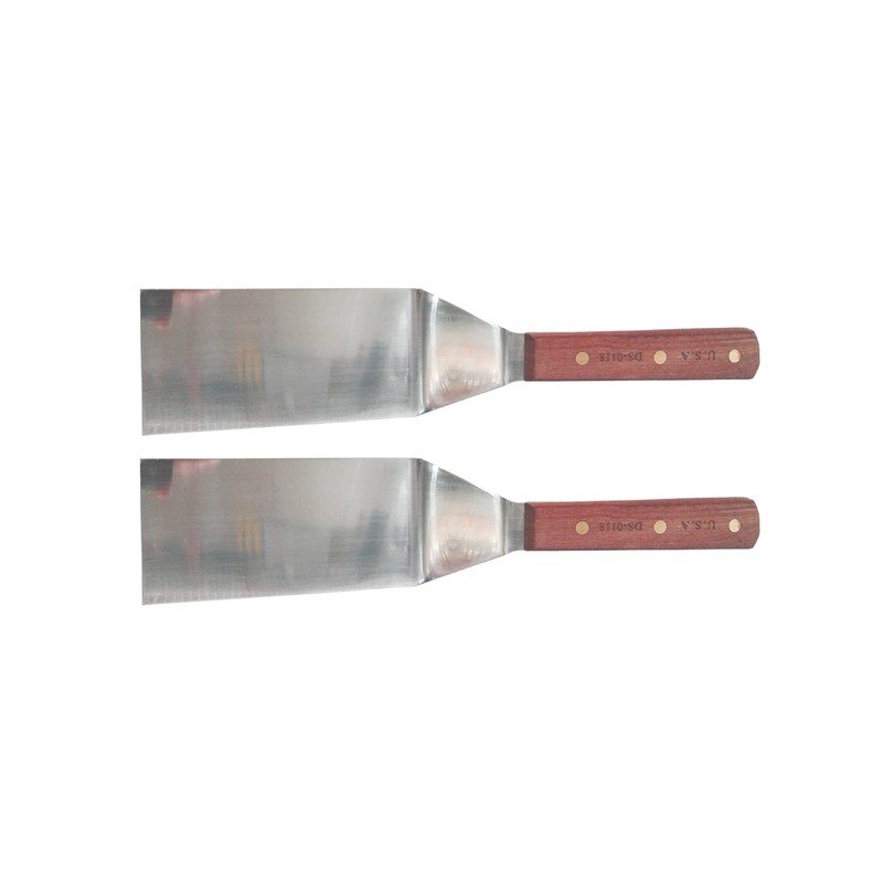 Sunrise Kitchen Supply Stainless Steel Turner Spatula (6"x3" Pack of