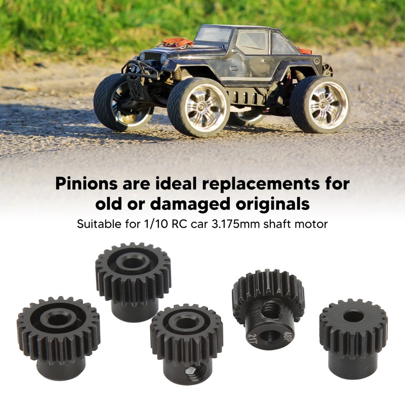48DP 3.175mm RC Car Motor Gear 19T 20T 21T 22T