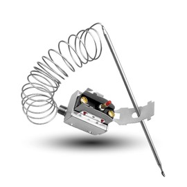 Vaticas PP10084 High Limit Thermostat Fryer Switch Fit for Pitco VF35 MGII SG14 35C 45C+ 18S 18 E500D 1/4" Thread Mpt Stuff 450°F/230°C Hi Limit Thermostat with Manual Reset