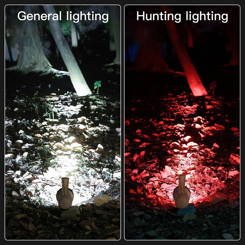 YIERBLUE Rechargeable Spotlight 1000,000 Lumen LED, IP67 Waterproof Handheld Flashlight,