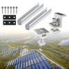 Solar Panel Bracket Aluminium Profile Mounting Rail T-Shaped Centre Clamps