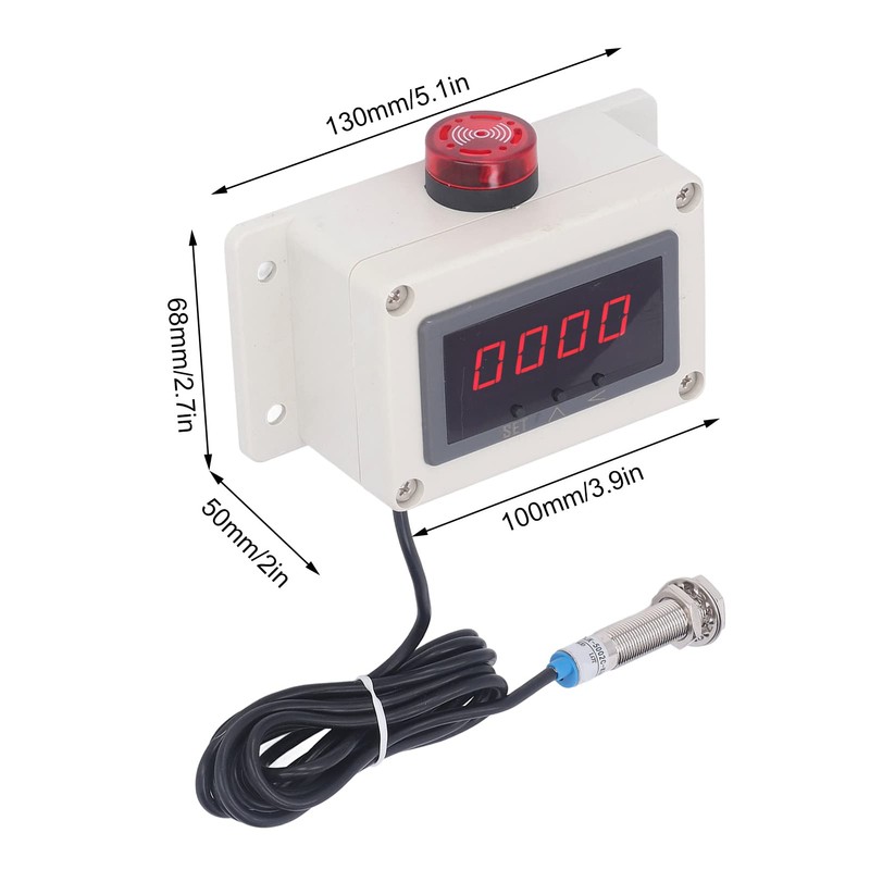 Motor Tachometer Easy Installation Magnetic Induction Hall Sensor Anti Interference