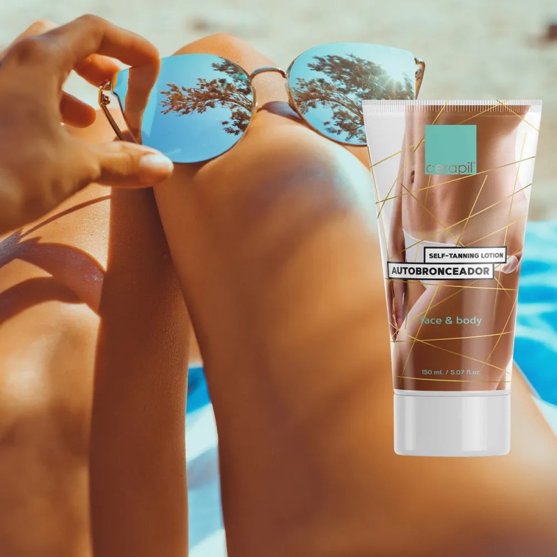 Bronceador Cerapil Cuerpo Y Cara 150 Ml