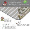 CreaDesign, Children's Breakfast Board with Name, Plastic Friends Turtle, Non-Slip