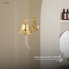 Nautical Brass Wall Mounted Hanging Bell with Rope, Marine Dinner